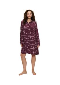 Triumph Damen Nachthemd "Boyfriend Fit NDW 02", Gr. 38, rot, Single Jersey, 100% Viskose, mehrfarbig, kontrastfarbene Details, casual, Kleider,