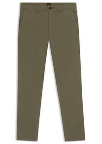BOSS Orange Herren Chinohose "tapered"open grün342, casual, Gr. 40, Web, Obermaterial: 97% Baumwolle, 3% Elasthan, Hosen, mit BOSS Logo hinten