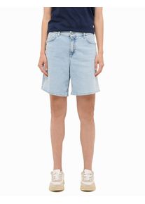 Mustang Damen Shorts "Damen Style Jodie Shorts", blau, casual, Gr. 26, unifarben, 98% Baumwolle, 2% Elasthan, Hosen