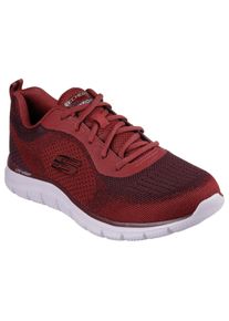 Skechers Herren Sneaker "TRACK-GLENDOR", Gr. 44, rot, Textil, Synthetik, sportlich, Schuhe, Trainingsschuh, Schnürschuh, Freizeitschuh mit Memory Foam