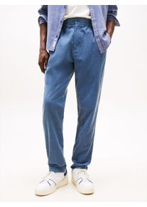 Tommy Jeans Herren Stoffhose "TJM ISAAC LIGHT CORD PANTS"blau moment, casual, Gr. 33, unifarben, Cord, Obermaterial: 100% Baumwolle, Hosen, Mit