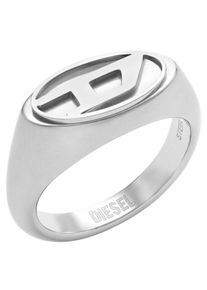 Diesel Damen Fingerring "Schmuck Edelstahl Fingerring Siegelring RING SIGNET", 20, Edelstahl, silber, Edelstahl, Fingerringe