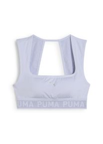 Puma Damen Sport-BH "MOVE LACE BH Damen", Gr. S, blau, Obermaterial: 15% Elasthan, 85% Polyester; Innenfläche der Vorderseite: 94% Polyester, 6%