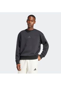 Herren Sweatshirt "M A SZN G CREW", schwarz, sportlich, Gr. XXL, adidas Sportswear, Obermaterial: 70% Baumwolle, 30% Polyester, Sweatshirts