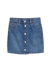 Tom Tailor Mädchen Jeansrock, blau, casual, Gr. 170, unifarben, Denim/Jeans, Obermaterial: 100% Baumwolle. Futter: 100% Baumwolle, Röcke, im