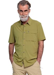Schöffel SCHÖFFEL Herren Funktionshemd "Shirt Style Dooser MEN"solid olive, sportlich, Gr. 48, Obermaterial: 85% Polyester, 15% Elasthan, Hemden