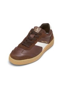 Marc O'Polo MARC O'POLO Damen Sneaker "aus edlem Rindleder", Gr. 39muted earth, weiß, Obermaterial: 100% Leder (Rind), unifarben, Schuhe