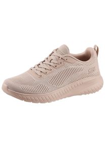 Skechers Damen Sneaker "BOBS SQUAD CHAOS FACE OFF", Gr. 40, beige, Textil, sportlich, Schuhe, Freizeitschuh, Halbschuh, Schnürschuh mit