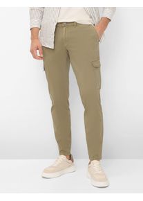 Brax Herren Cargohose "Style SILVIO", grün, Gr. 35, 98% Baumwolle, 2% Elasthan, Hosen