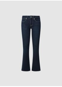 Pepe Jeans Damen Bootcut-Jeans "BOOTCUT LW", blau, casual, Gr. 29, Denim/Jeans, Obermaterial: 83% Baumwolle, 12% Viskose, 4% Elastomultiester, 1%