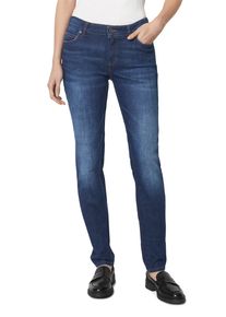 Marc O'Polo MARC O'POLO Damen Slim-fit-Jeans "Alby Slim", blau, casual, Gr. 32, Denim/Jeans, Obermaterial: 92% Baumwolle, 6% Elastomultiester, 2% Elasthan, Jeans