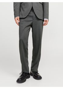 Jack & Jones JACK & JONES Herren Anzughose "JPRJAXON JERSEY TROUSER NOOS", grau, modisch, Gr. 46, meliert, Web, Obermaterial: 74% Polyester, 22% Viskose, 4%