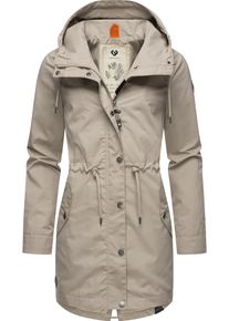 Ragwear Damen Parka "Canny", weiß, modisch, Gr. XXXL, Obermaterial: 65% Polyester, 35% Baumwolle, Innenfutter: 100% Polyester, Jacken, stylische
