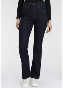 Levi's LEVI'S Damen Bootcut-Jeans "725 High-Rise Bootcut", blau, Basic, Gr. 28, Denim/Jeans, Obermaterial: 85% Baumwolle, 7% Lyocell, 6% Elastomultiester,