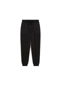 Puma Damen Trainingshose "HER COMFORT HIGH-WAIST SWEATPANTS FL CL", schwarz, sportlich, Gr. L, unifarben, Fleece, Obermaterial: 68% Baumwolle, 32%
