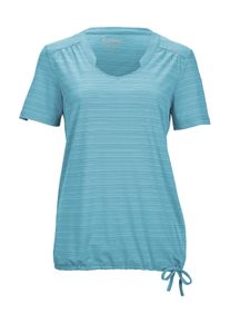 Killtec Damen T-Shirt "KOS 46 WMN TSHRT", blau, sportlich, Gr. 36, Oberstoff: 93% Polyester, 7% Elasthan, Shirts, Schnelltrocknend,