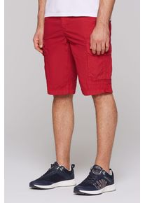 CAMP DAVID Herren Shortsnautical rot, casual, Gr. XXL, bestickt, Material: 100% Baumwolle, Hosen, aus Baumwolle