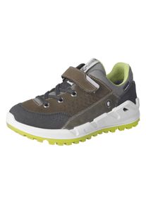 Ricosta Kinder Sneaker "Trailer WMS: normal", Gr. 35, schwarz, Veloursleder, Textil, kontrastfarbene Details, casual, Schuhe, Klettschuh mit