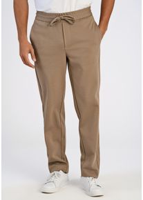 LINDBERGH Herren Stoffhose "LINDBERGH Stoffhose", beige, Gr. XL, Oberstoff: 75% Polyester, 22% Viskose, 3% Elasthan, Hosen