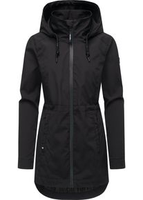 Ragwear Damen Kurzmantel "Dakkota B", schwarz, modisch, Gr. L, Obermaterial: 100% Polyester, Innenfutter: 100% Polyester, Mäntel, Übergangsjacke
