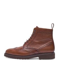 Henry Stevens Herren Schnürboots "Winston FBDB6", Gr. 41,5, braun, Leder, klassisch, Schuhe