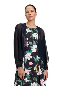Vera Mont Damen Blusenjacke "Vera Mont Blusenjacke ohne Verschluss", blau, elegant, Gr. 40, Chiffon, Obermaterial: 100% Polyester., Jacken