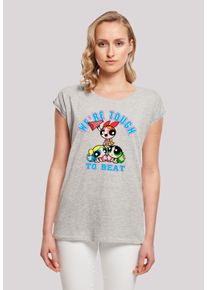 F4NT4STIC Damen T-Shirt "Powerpuff Girls Tough To Beat", grau, casual, Gr. 5XL, Obermaterial: 100% Baumwolle, Shirts, Premium Qualität