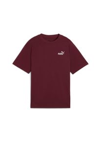 Puma Kinder T-Shirt "ESS SMALL NO. 1 LOGO RELAXED TEE B"ruby shimmer, sportlich, Gr. 140, unifarben, Jersey, Obermaterial: 100% Baumwolle, Shirts