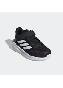 Sneaker "RUNFALCON 5 KIDS", adidas Sportswear, Gr. 25, schwarz-weiß, Textil, Synthetik, sportlich, Schuhe, für Kinder
