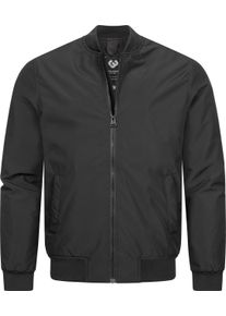 Ragwear Herren Bomberjacke "Quadio", schwarz, modisch, Gr. L, Material: 50% Baumwolle, 50% Polyester, Jacken, lässige, wasserdichte Herren