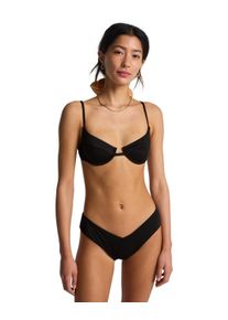Billabong Damen Bikini-Hose "Sol Searcher Fiji", schwarz, Gr. XS, 86% Polyamid, 14% Elasthan, Badehosen