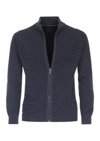 Casamoda Herren Strickjacke "Casamoda Strickjacke uni", blau, Gr. XXL, 100% Baumwolle, Strickjacken