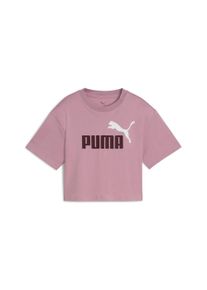 Puma Kinder T-Shirt "ESS 2 COLOR NO. 1 LOGO SHORT LENGTH TEE G"poised pink, sportlich, Gr. 140, bedruckt, Jersey, Obermaterial: 100% Baumwolle, Shirts