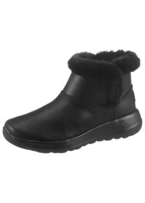 Skechers Damen Winterstiefelette "ON-THE-GO JOY ENDEAVOR", Gr. 40, schwarz, Lederimitat, Synthetik, sportlich, Schuhe, mit 3M Scotchgard-Imprägnierung