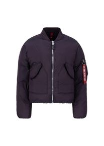 Damen Bomberjacke "Alpha Industries Women - Bomber Jackets MA-1 Padded W", lila, Gr. M, Alpha Industries, Obermaterial: 100% Nylon, Füllung: 100%