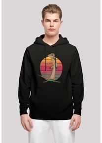 F4NT4STIC Herren Kapuzenpullover "Disney König der Löwen Timon Sunset", schwarz, casual, Gr. S, Obermaterial: 50% Baumwolle, 50% Polyester, Pullover,