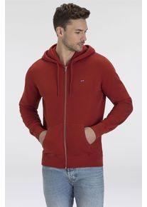 Levi's LEVI'S Herren Kapuzensweatjacke "NEW ORIGINAL ZIP UP", rot, Gr. S, Sweatware, Obermaterial: 100% Baumwolle, Sweatjacken