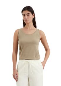 Marc O'Polo MARC O'POLO Damen T-Shirt "aus stretchigem Organic Cotton Jersey", beige, casual, Gr. M, unifarben, Obermaterial: 96% Baumwolle, 4% Elasthan, Shirts