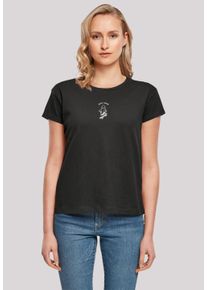 F4NT4STIC Damen T-Shirt "Boo Crew Halloween", schwarz, casual, Gr. XL, Obermaterial: 100% Baumwolle, Shirts, Print