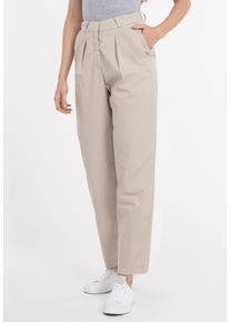 Recover Pants Damen Chinos "SOFIA", beige, Gr. 44, unifarben, 97% Baumwolle;3% Elasthan, Hosen, mit extravaganter Schnittführung