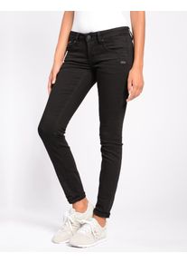 Gang Damen Skinny-fit-Jeans "94NIKITA", schwarz, modisch, Gr. 28, unifarben, Denim/Jeans, Obermaterial: 78% Baumwolle, 15% Lyocell, 5% Polyester, 2%