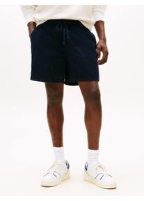Tommy Jeans Herren Sweatshorts "TJM LIGHT CORD SHORTS", blau, casual, Gr. M, unifarben, Cord, Obermaterial: 100% Baumwolle, Hosen, Mit Kordelzug