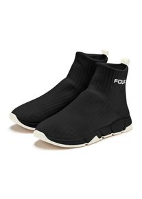 FCUK Damen Sneaker "Sock Boot", Gr. 37, schwarz, Obermaterial: 80% Polyester, 17% Polyamid, 3% Elasthan. Futter: 80% Polyester, 17% Polyamid, 3%