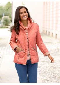 Casual Looks Damen Steppjacke, pink, Gr. 40, unifarben, 100% Polyester, Jacken