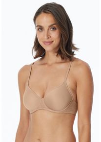 Schiesser Damen Schalen-BH ""Air"", Gr. 90, beige, Microtouch, Obermaterial: 90% Polyester, 10% Elasthan, unifarben, casual, BHs, mit feiner,
