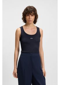 BOSS Orange Tanktop »Ematite Premium Damenmode«, mit gerippter Struktur