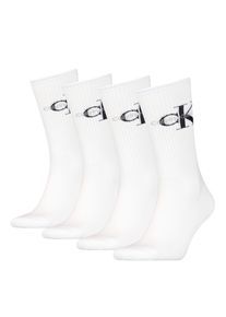 Calvin Klein Jeans Socken »CKJ MEN SOCK 4P MONOGRAM ECOM«, (4 Paar), mit Logo am Schaft