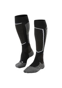 Falke Falke sk2 Wool Black-Mix Socken - schwarz - Gr. 44-45 - Merinowolle/Polyamid