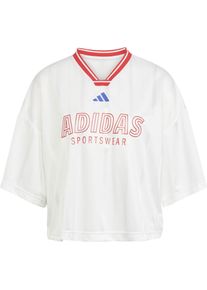 Adidas Tiro V-Shirt Damen - weiß - Gr. XL