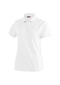 Maier Sports Ulrike Polo-Shirt Damen Wandern (Gr 54 |weiß/grau)